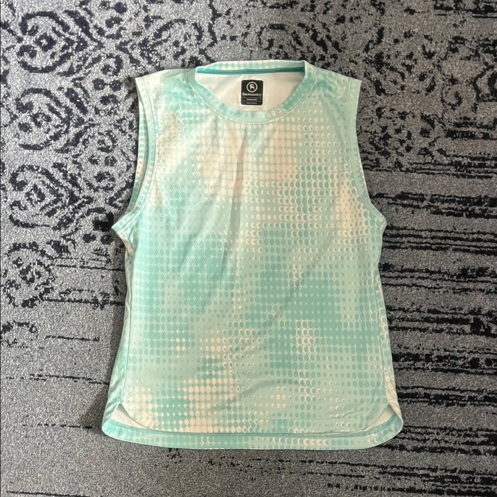 Women’s Backcountry Bike Sleeveless Mint Green Top size Small